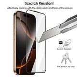 iPhone 18 Pro / 17 Pro Herdet Skjermbeskyttelsesglass m. Monteringsramme - Gjennomsiktig
