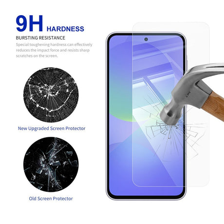 Samsung Galaxy A37 / A57 RURIHAI Skjermbeskyttelsesglass - Gjennomsiktig