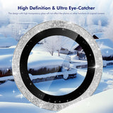 Samsung Galaxy A37 / A57 ENKAY Glitter Kameralinsebeskyttelse - Svart