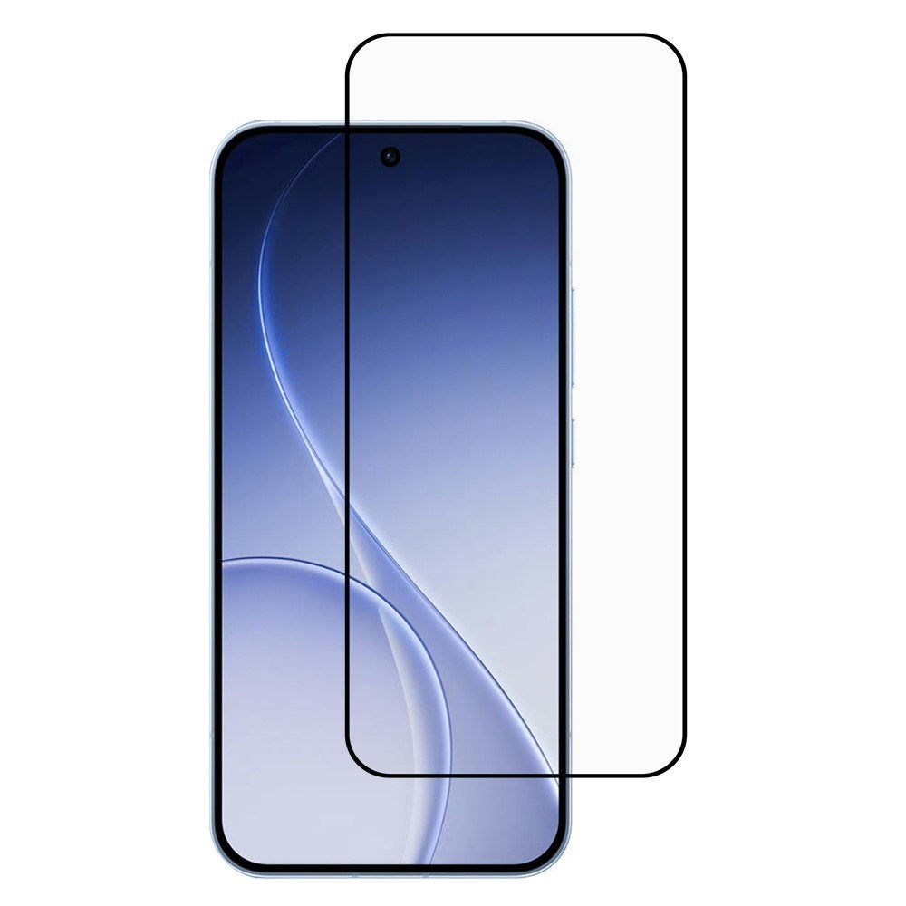 OPPO Reno15 (5G) Herdet Skjermbeskyttelsesglass - Gjennomsiktig / Sort Kant