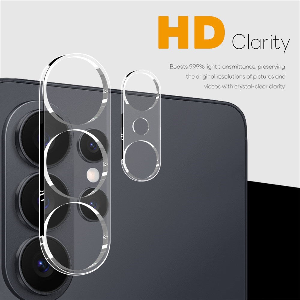 Samsung Galaxy S26 Ultra NORTHJO Herdet Kameralinsebeskyttelsesglass - 2 stk - Gjennomsiktig