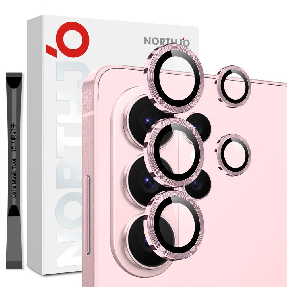 Samsung Galaxy S26 Ultra NORTHJO Kameralinsebeskyttelse - Metall & Glass - Rosa