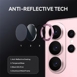 Samsung Galaxy S26 Ultra NORTHJO Kameralinsebeskyttelse - Metall & Glass - Rosa
