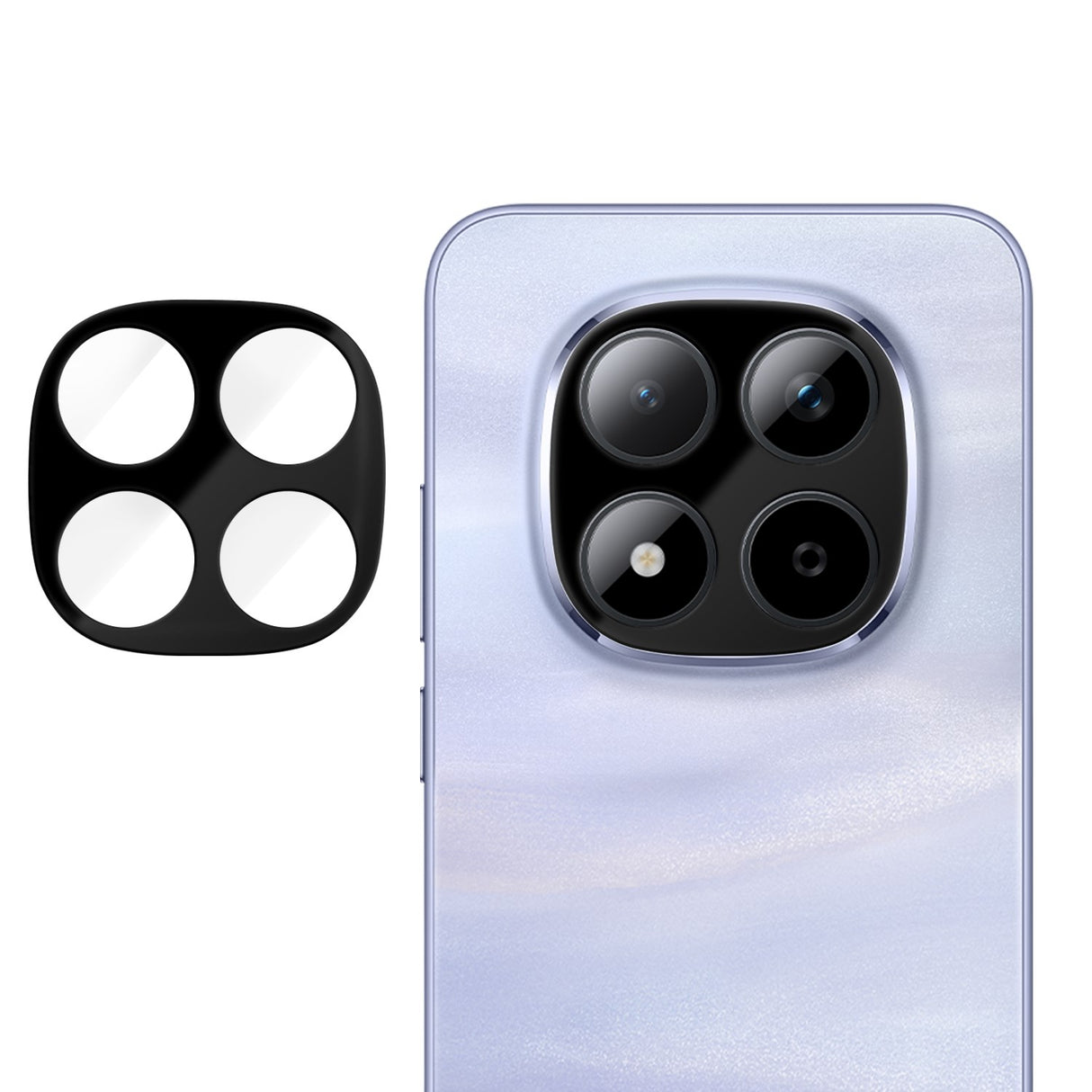 Xiaomi Redmi Note 15 Pro (5G) / 15 Pro+ (Plus) Herdet Kameralinsebeskyttelsesglass – Gjennomsiktig