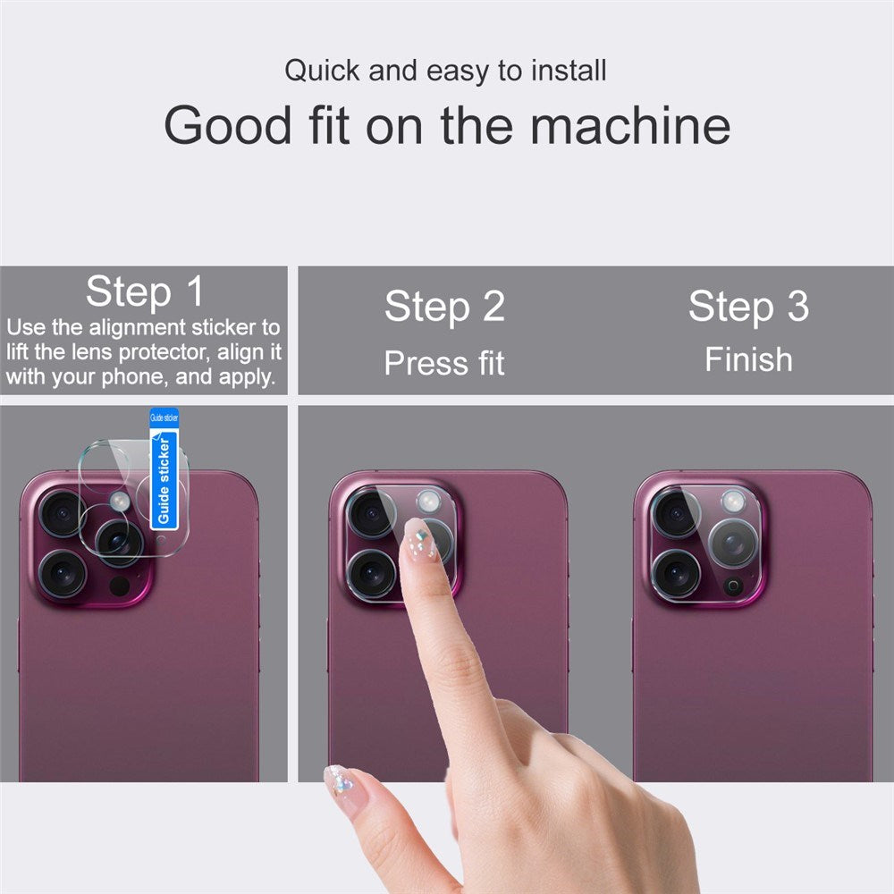 Honor 600 Lite IMAK Beskyttelsesglass til Kameralinse - Gjennomsiktig