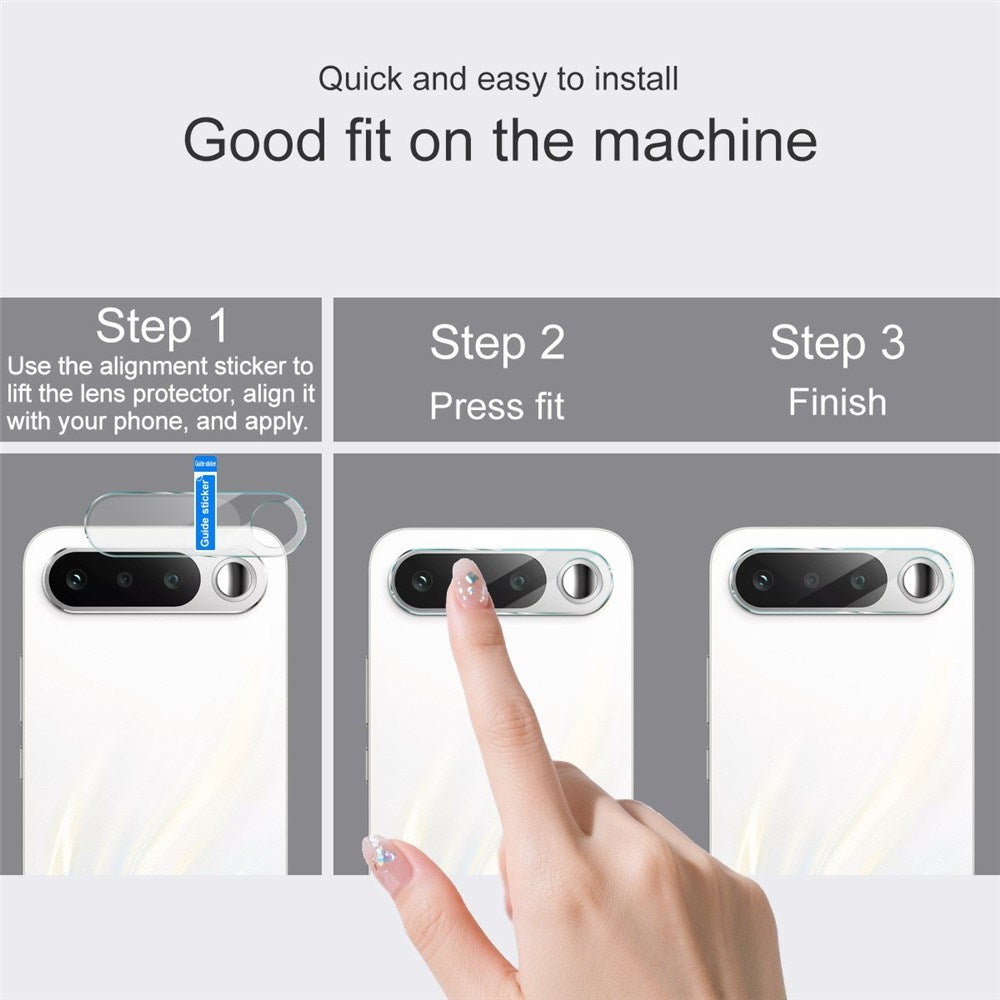 Realme 16 IMAK Kameralinsebeskytter - Gjennomsiktig