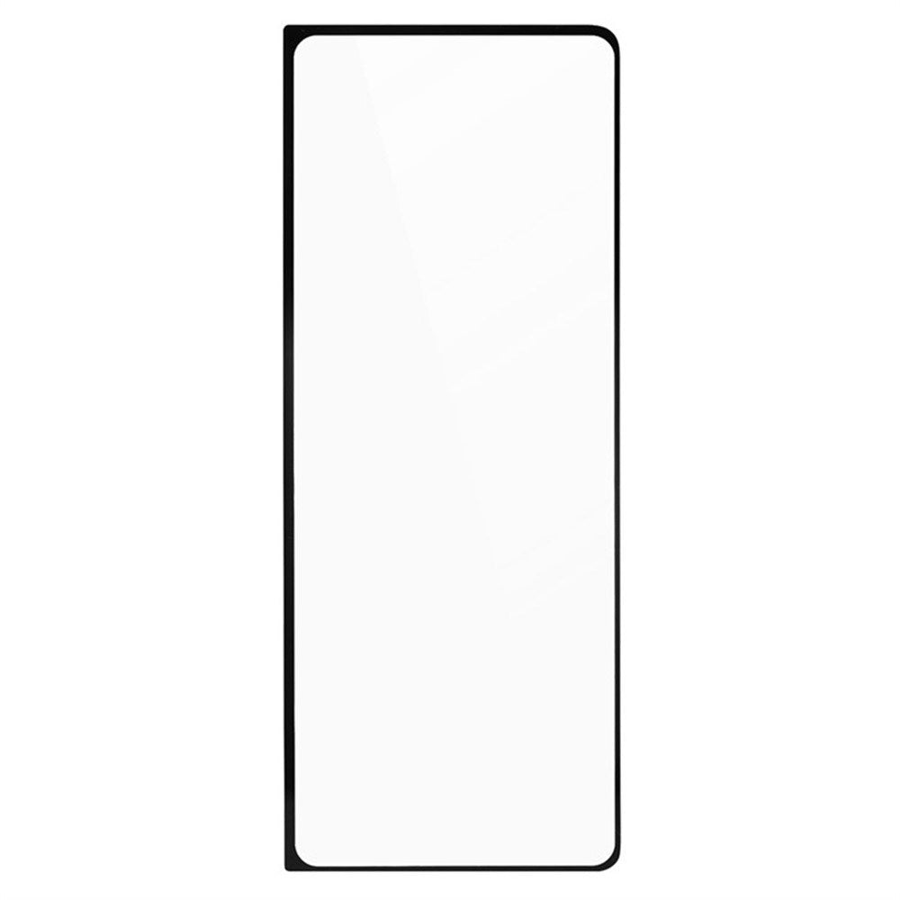 Samsung Galaxy Z Fold8 Skjermbeskytter i Herdet Glass - Gjennomsiktig / Svart Kant