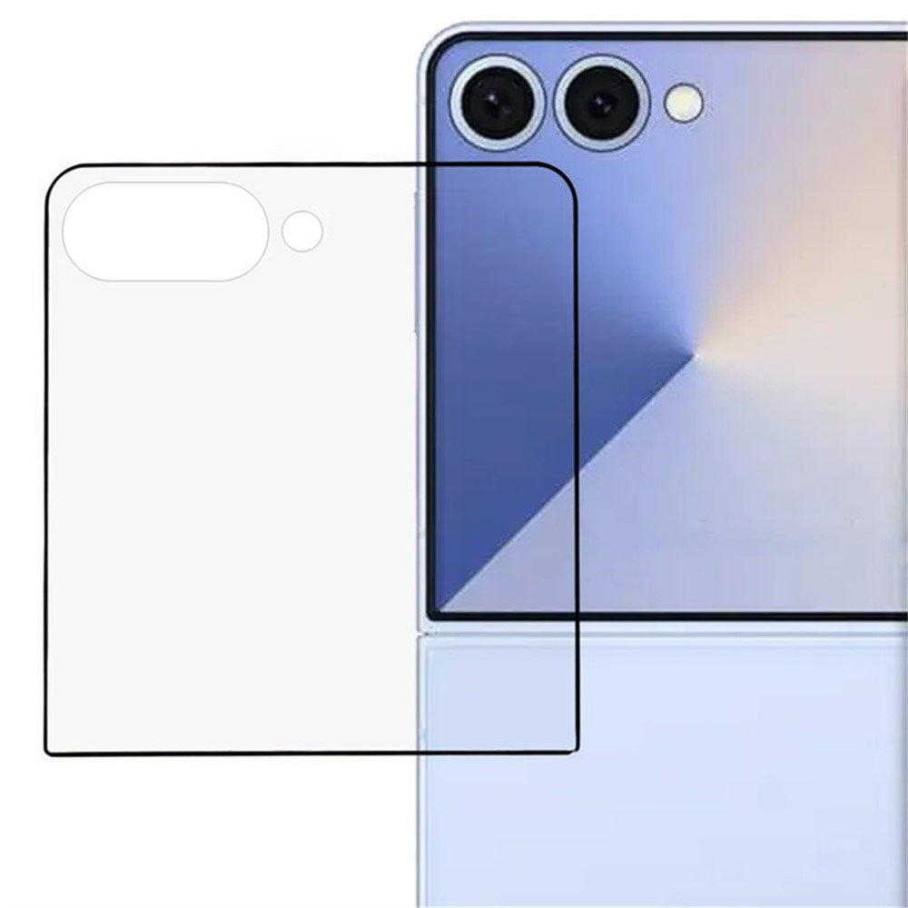 Samsung Galaxy Z Flip8 Bakskjermbeskytterglass - Gjennomsiktig