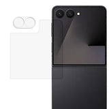Samsung Galaxy Z Flip8 Herdet Glass for Bakskjerm & Kameralinse - Gjennomsiktig