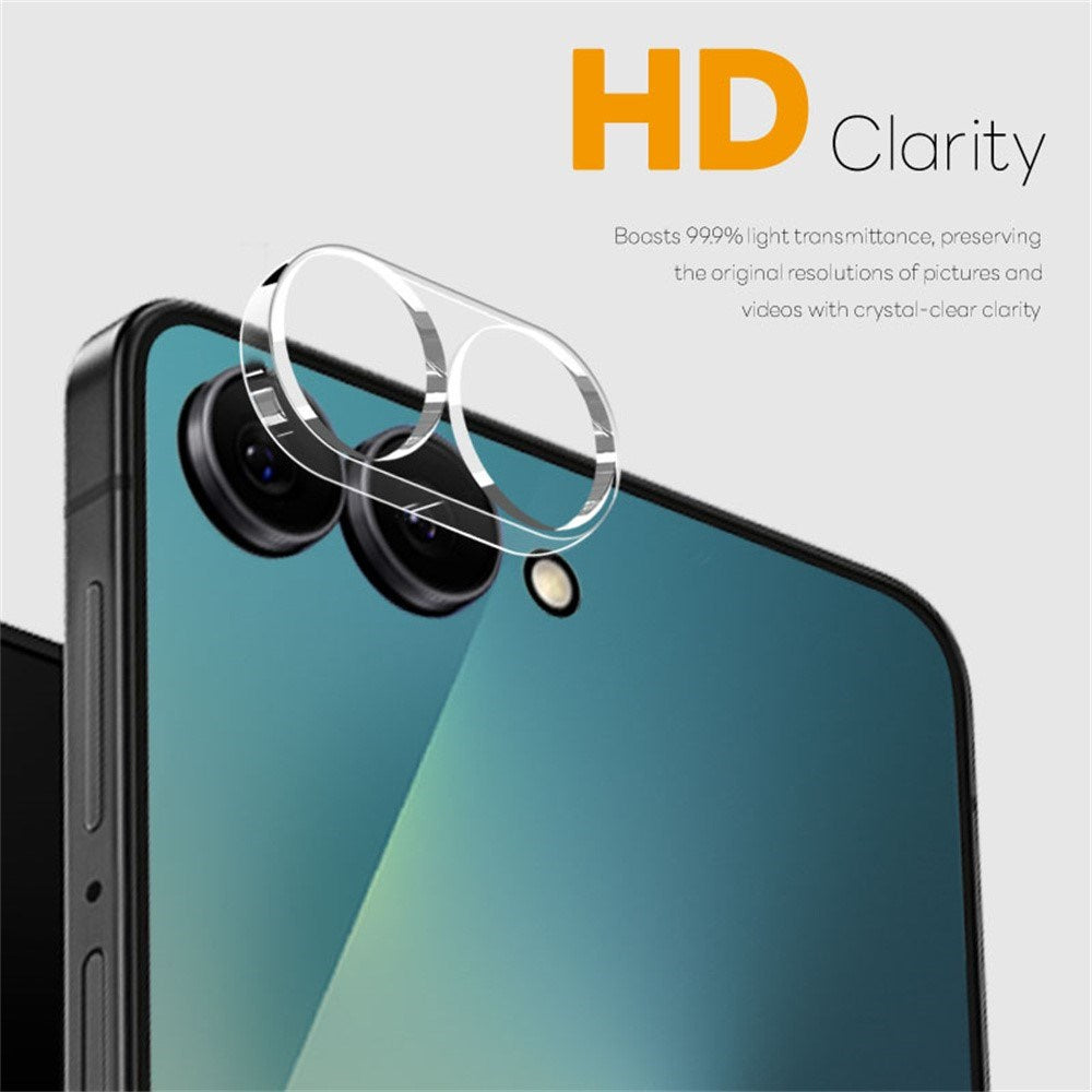 Samsung Galaxy Z Flip8 NORTHJO Herdet Kameralinseglass - 2 stk. - Gjennomsiktig
