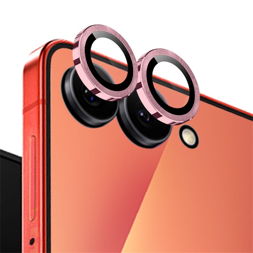 Samsung Galaxy Z Flip8 NORTHJO Kameralinsebeskyttelse - Metall & Glass - Rosa