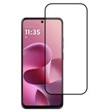 Motorola Moto G37 / G47 Skjermbeskytter med Svart Kant - Gjennomsiktig