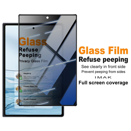 Samsung Galaxy Z Fold8 IMAK Personvernskjermbeskytter - Gjennomsiktig