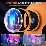 iPhone 18 Pro Max Kameralinsebeskyttelse - Metall & Glass - Oransje