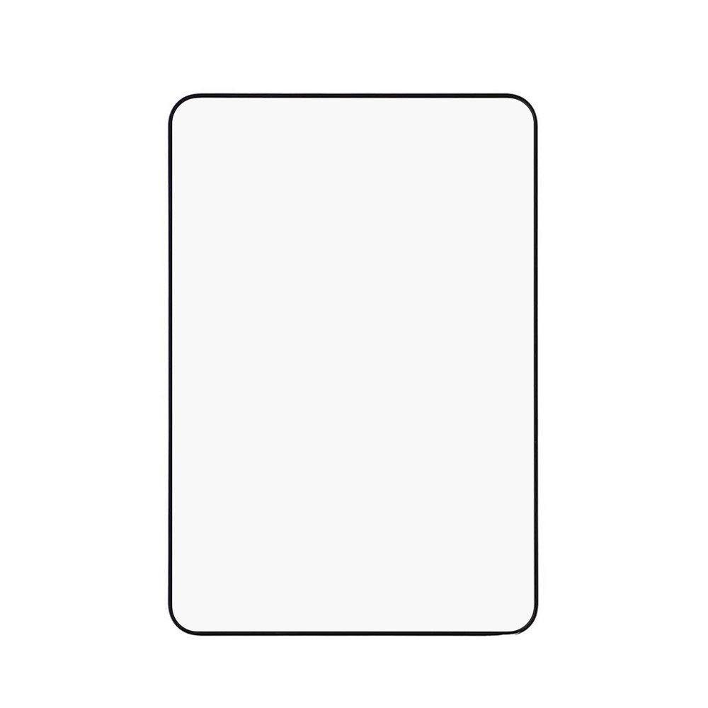 iPhone Fold Skjermbeskytter i Herdet Glass - Gjennomsiktig / Svart Kant