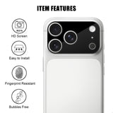 iPhone 18 Pro Herdet Kameralinse Beskyttende Glass - Svart