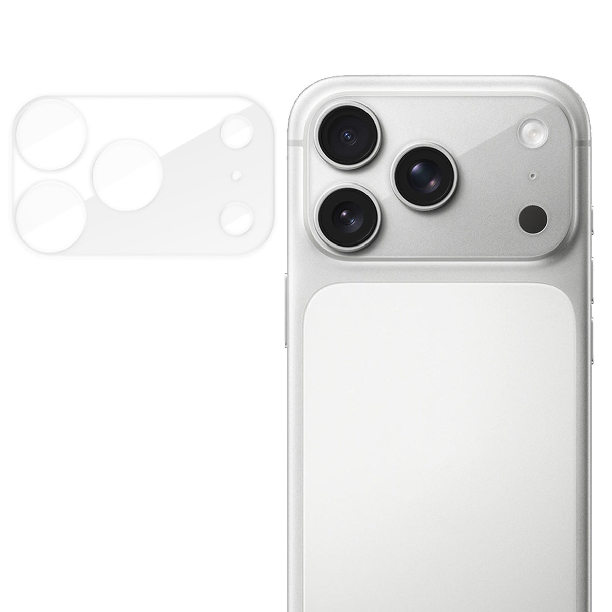 iPhone 18 Pro Herdet Kameralinse Beskyttende Glass - Gjennomsiktig