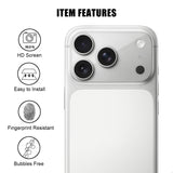 iPhone 18 Pro Herdet Kameralinse Beskyttende Glass - Gjennomsiktig