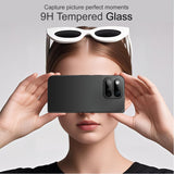 Google Pixel 11 Pro Fold IMAK Herdet Glass Kameralinsebeskytter – Svart