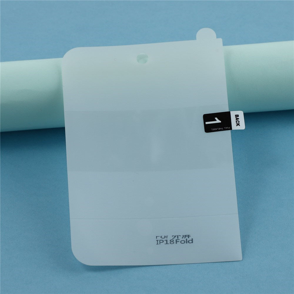 iPhone Fold Hydrogel Skjermbeskyttelsesfilm Til Ytre Skjerm - Gjennomsiktig