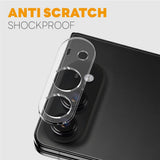 iPhone Fold NORTHJO Herdet Kameralinse Glass - Gjennomsiktig