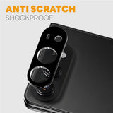 iPhone Fold NORTHJO Herdet Kameralinse Glass - 2 Stk. - Svart
