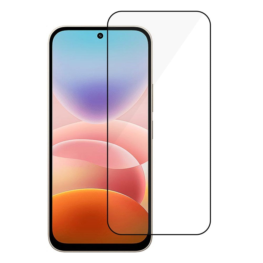 Xiaomi Redmi 17 (5G / 4G) Skjermbeskytter i Aluminium-Silicon Glass - Gjennomsiktig / Svart Kant
