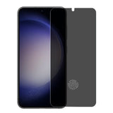 NORTHJO Samsung Galaxy S23 / S22 Skjermbeskytter - Herdet Glass 0.3mm - Personvernfunksjon - Gjennomsiktig