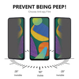 Samsung Galaxy S23 / S22 Skjermbeskytter med Personvernfunksjon - Gjennomsiktig