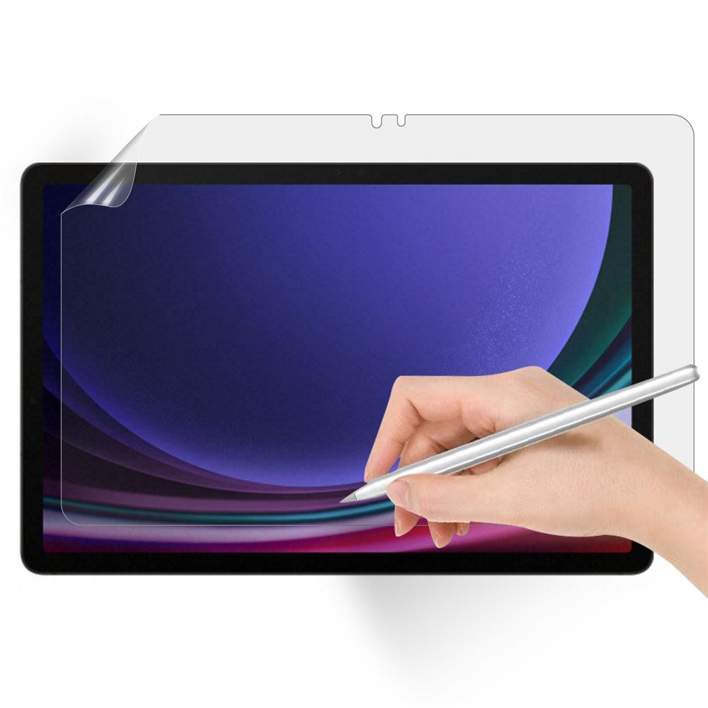Samsung Galaxy Tab S9 Paper Feel Skjermbeskytterfilm - Gjennomsiktig