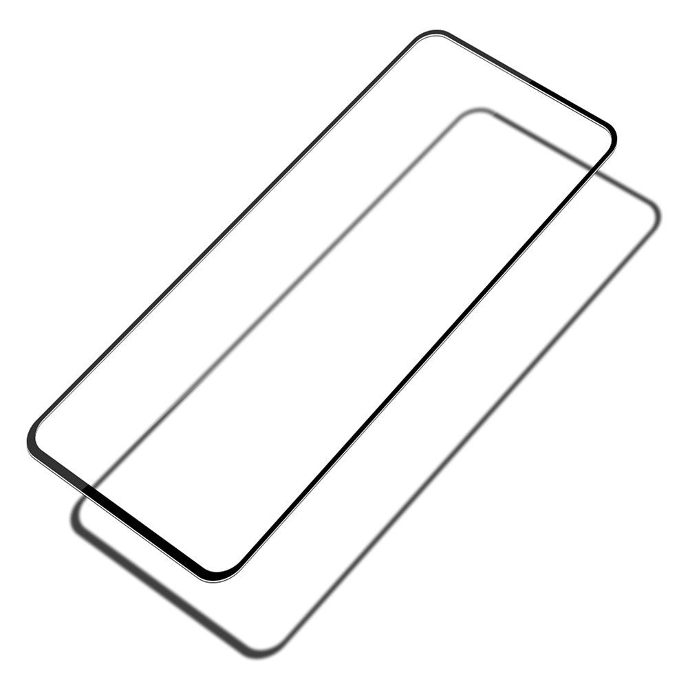 OnePlus Open Skjermbeskytter i Glass - Case Friendly - Gjennomsiktig / Svart Kant