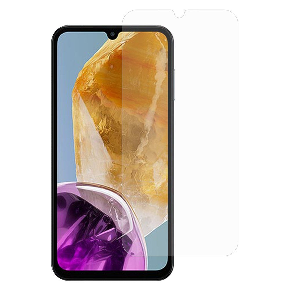 Samsung Galaxy M15 (5G) Herdet Glass 9H Skjermbeskytter - Case Friendly - Gjennomsiktig