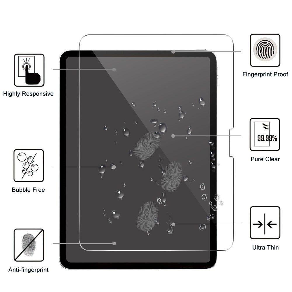 iPad Pro 13" (2024) Arc Edge Herdet Glass Skjermbeskytter - Gjennomsiktig