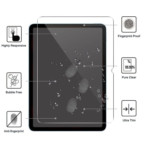 iPad Air 13" (2024) Arc Edge Herdet Glass Skjermbeskytter - Gjennomsiktig