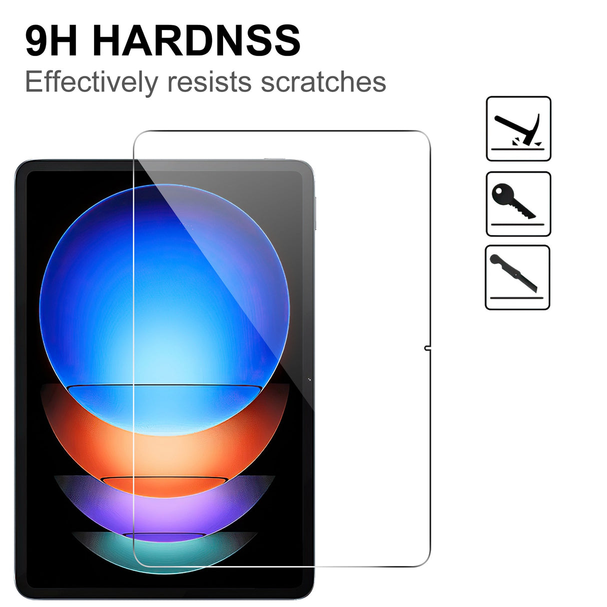 Xiaomi Pad 6S Pro 12.4 - Herdet Glass Skjermbeskytter 2.5D
