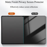 Samsung Galaxy Tab A9 Skjermbeskytter i Herdet Glass - Privacy Funksjon - Gjennomsiktig