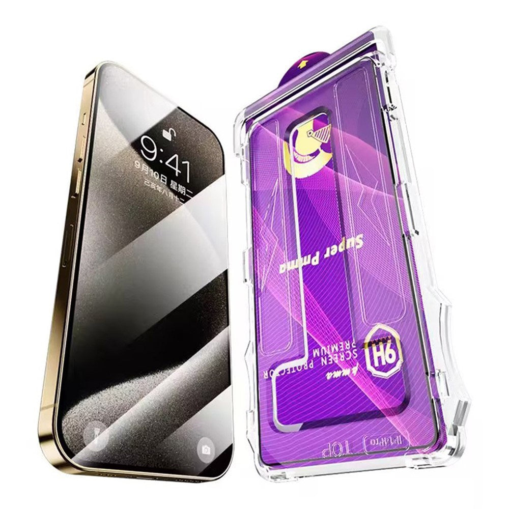 iPhone 11 Pro / XS / X Skjermbeskytter med Monteringsramme - Gjennomsiktig