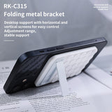 Magnetisk Silikon Sugekopp m. Kickstand - Rosa