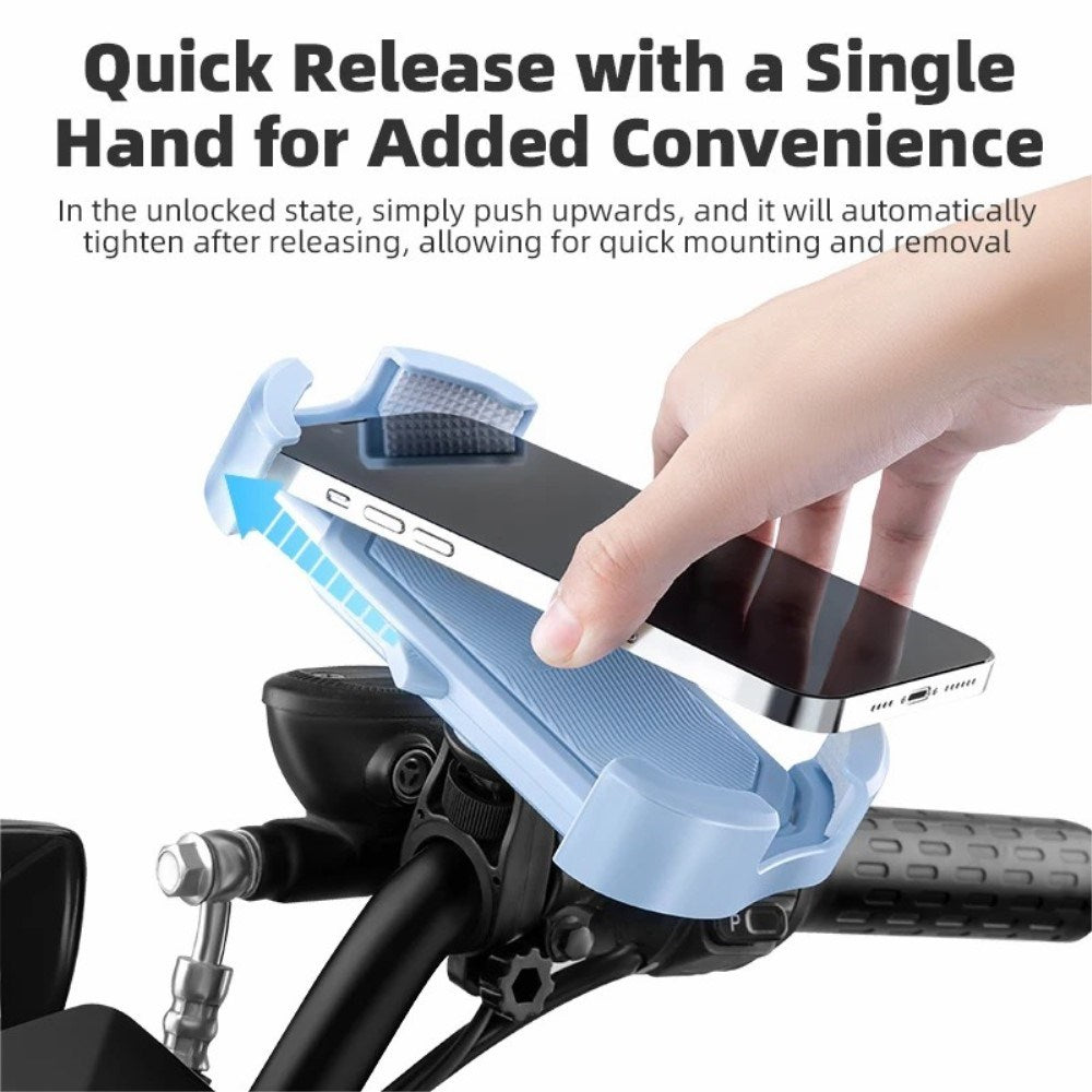 Mobiltelefonholder for Sykkel (Maks. Mobil: 170 mm) - Sykkelstyre - Svart