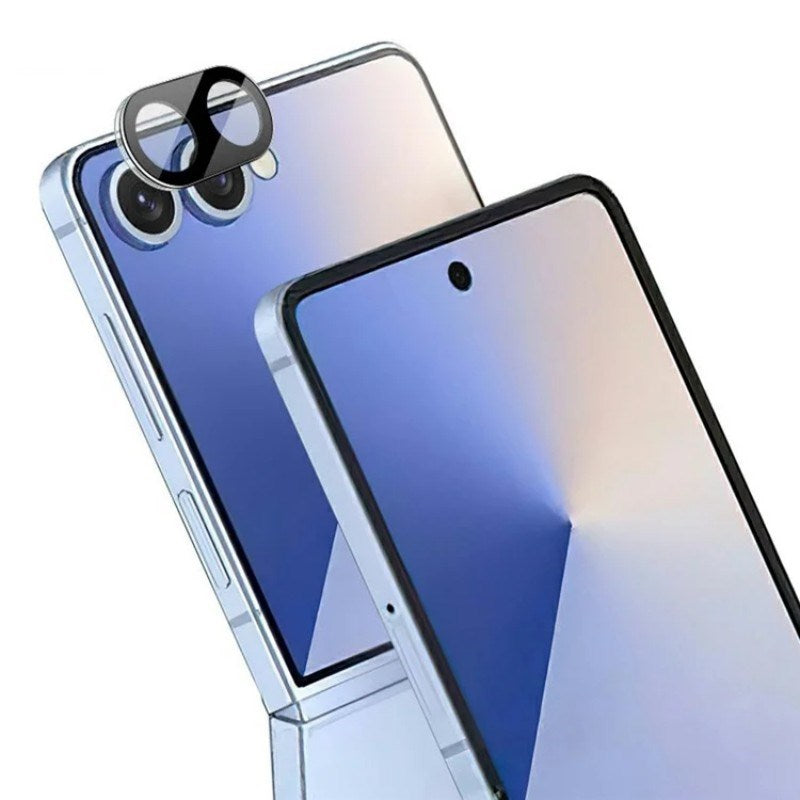 Samsung Galaxy Z Flip7 Kameralinsebeskyttelsesfilm - Svart