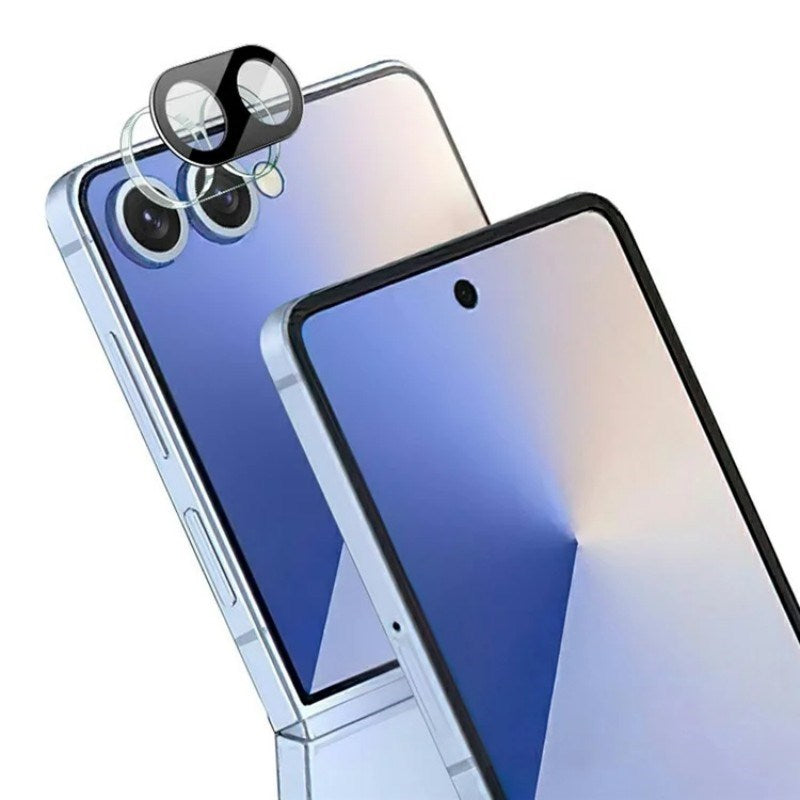 Samsung Galaxy Z Flip7 Kameralinsebeskyttelsesfilm - Svart