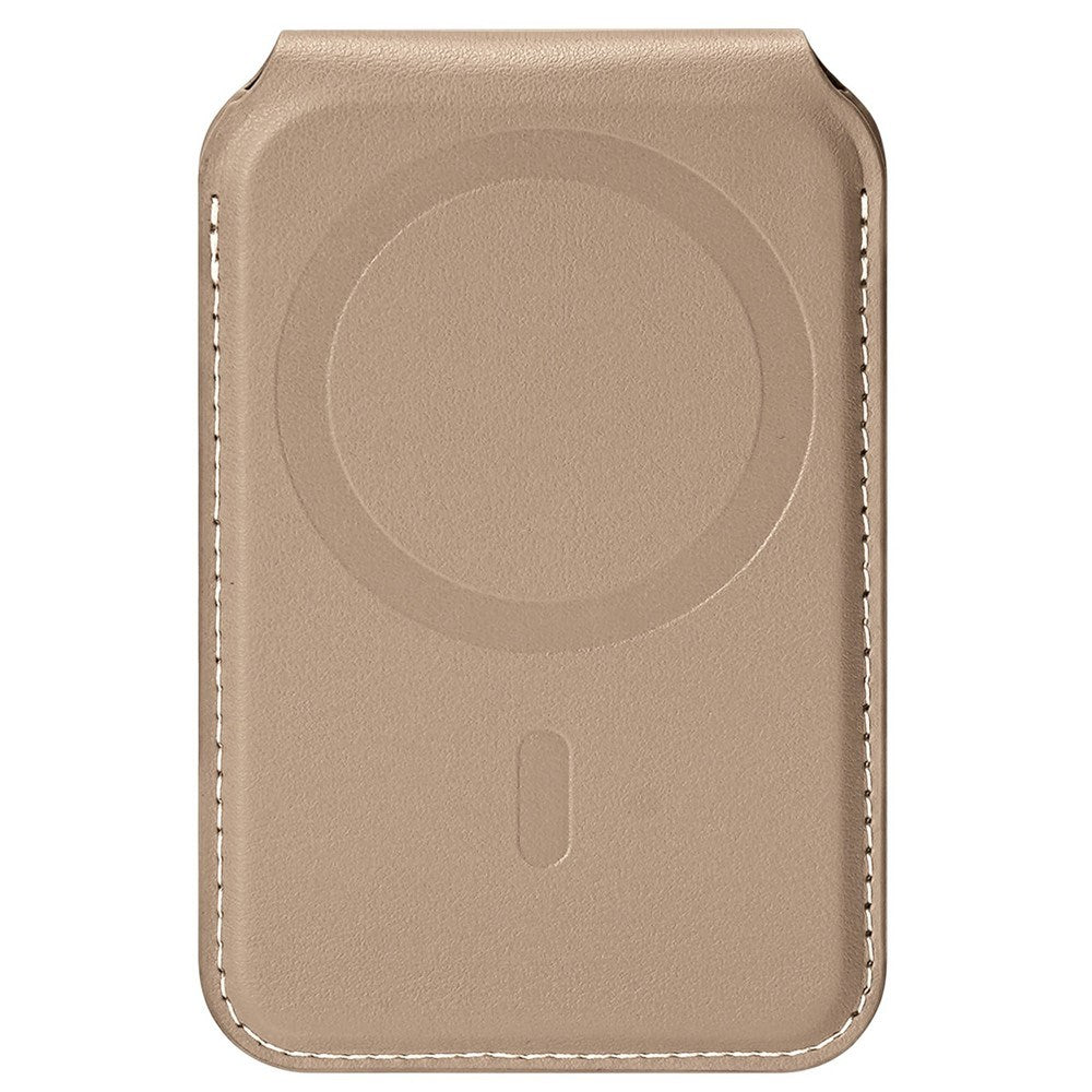 DUX DUCIS Magnetisk Kortholder for 5 Kort med Stativfunksjon - MagSafe Kompatibel - Beige