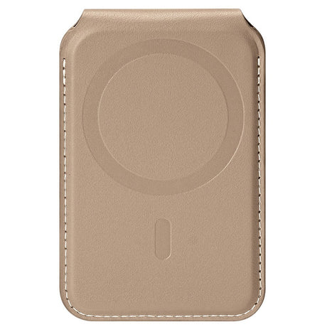DUX DUCIS Magnetisk Kortholder for 5 Kort med Stativfunksjon - MagSafe Kompatibel - Beige