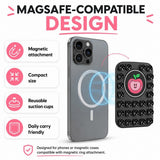 Silikon Sugekopp Mobilholder m. Eple - MagSafe Kompatibel - Blå