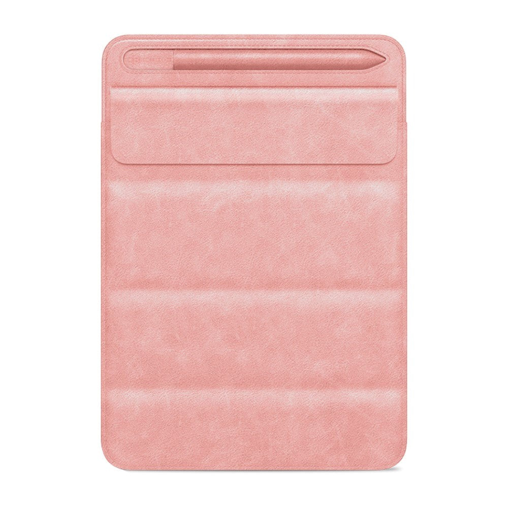 iPad 9.7 / 10.2 / 10.5 / 11" (19cm x 26cm x 7mm) Tablet-etui i Støtsikker Kunst Skinn - Rosa