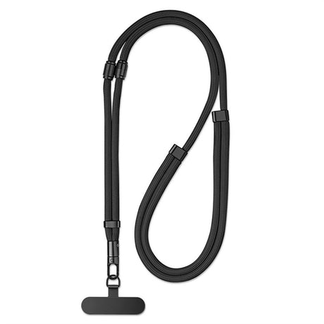 3-i-1 Nylonstropp til Mobil - 150cm / 50cm - Svart