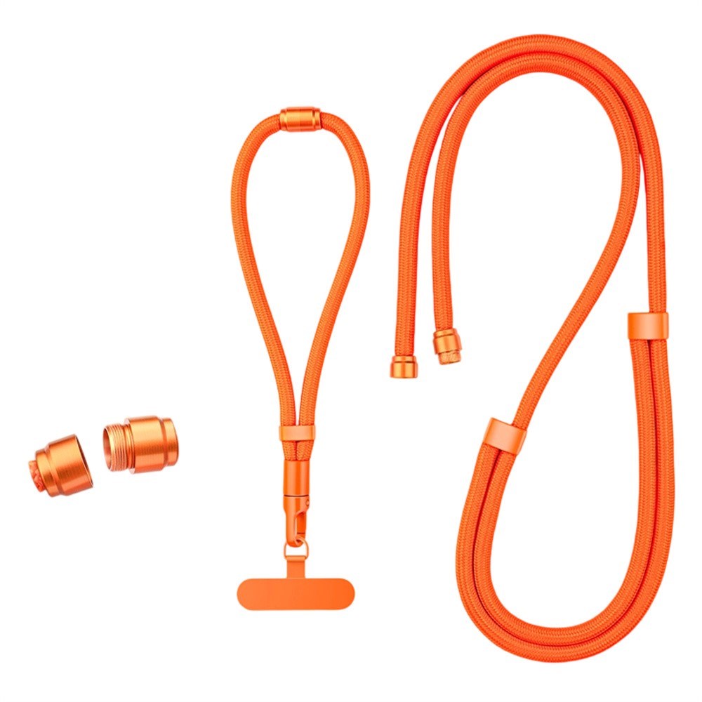 3-i-1 Nylonstropp til Mobil - 150cm / 50cm - Oransje