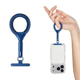 Polyester Fingerstropp til Mobil - 10cm - Blå