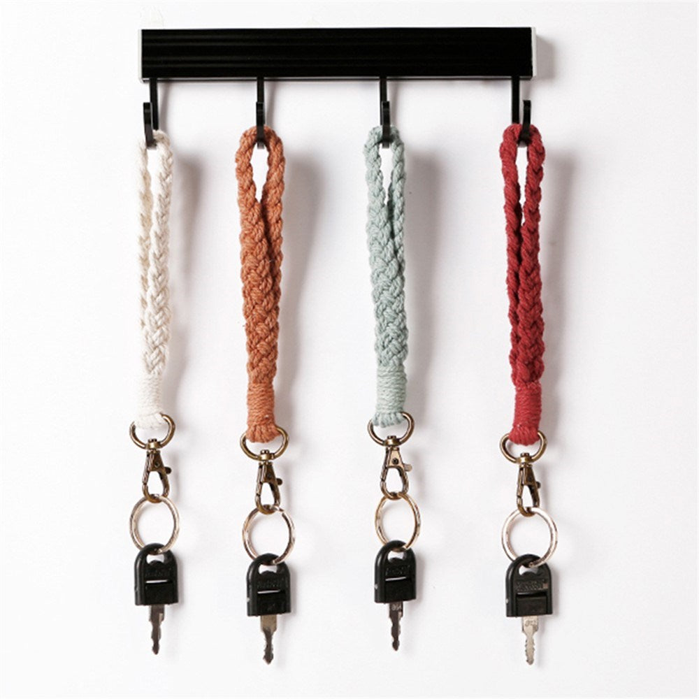 Nøkkelbånd / Håndleddsstropp 18cm - Tekstil - Brun