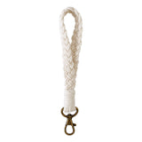 Nøkkelbånd / Håndleddsstropp 18cm - Tekstil - Hvit